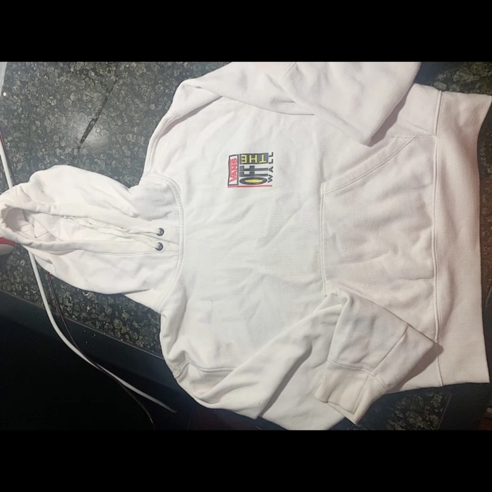 White Vans hoodie